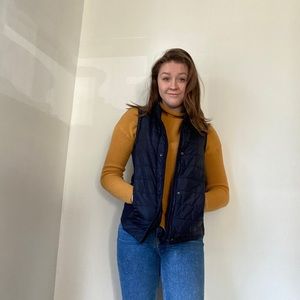 Navy blue vest